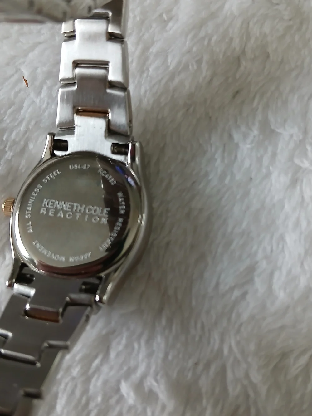 NWOT Kenneth Cole Reaction Two-Tone Gold and Silver Women's Watch